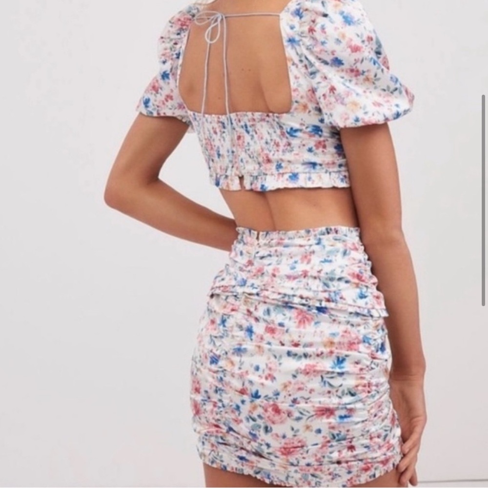 Floral Ruffle Skirt - Picture 2 of 6